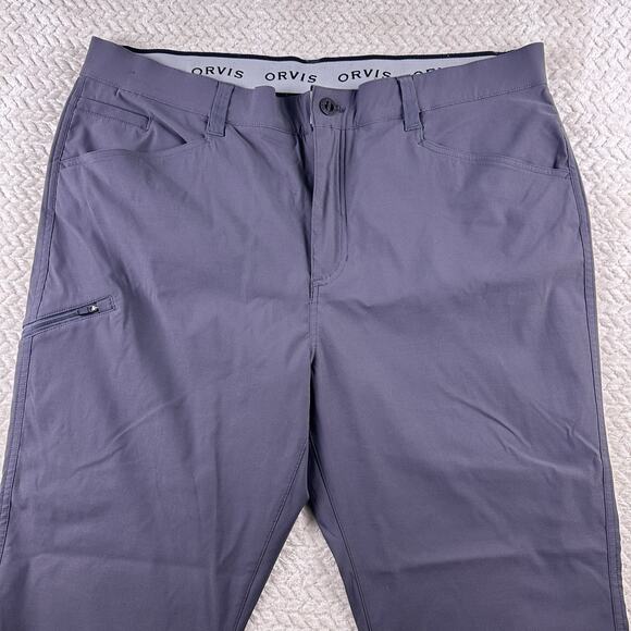 Orvis Tech Performance Hybrid Cargo Pants Mens Pockets 40X30 Gray Hiking (lot 2) - Picture 9 of 16